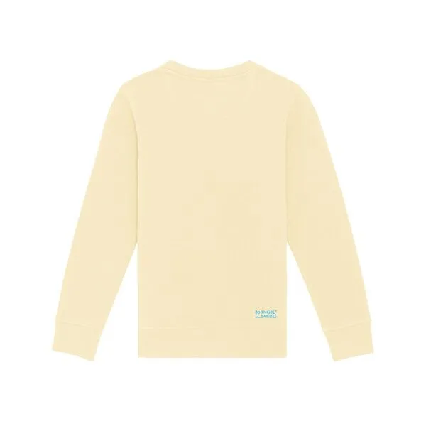 Spangeltangel Spangeltangel Kinder-Sweatshirt "Axolotl", Hellgelb, – Produktbild 4 von 4