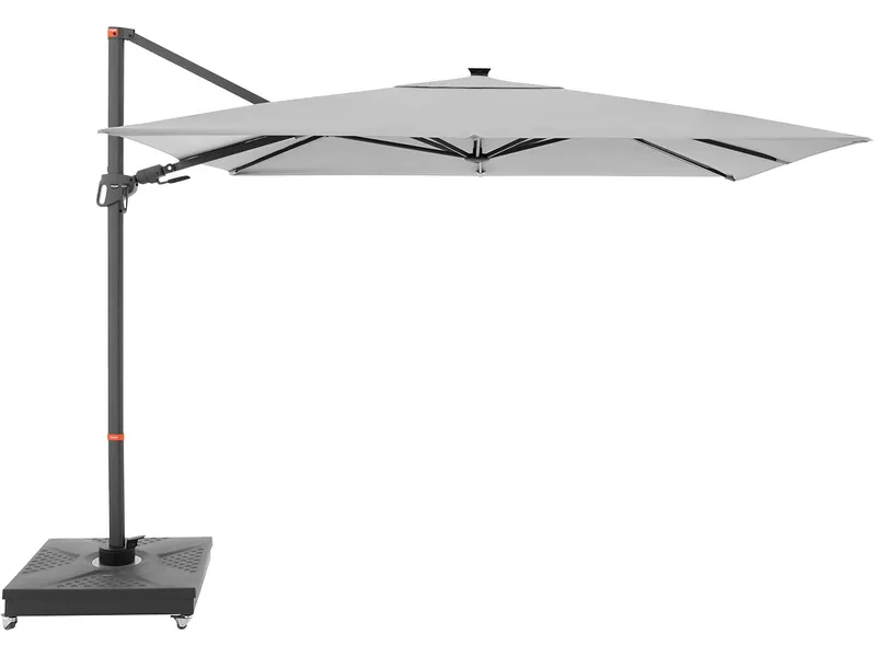 Doppler doppler Pendelschirm "myZone AX" mit LED Beleuchtung 300 x 220 cm, hellgrau – Produktbild 1 von 1