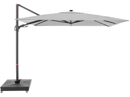 Doppler doppler Pendelschirm "myZone AX" mit LED Beleuchtung 300 x 220 cm, hellgrau – Produktbild 1 von 1