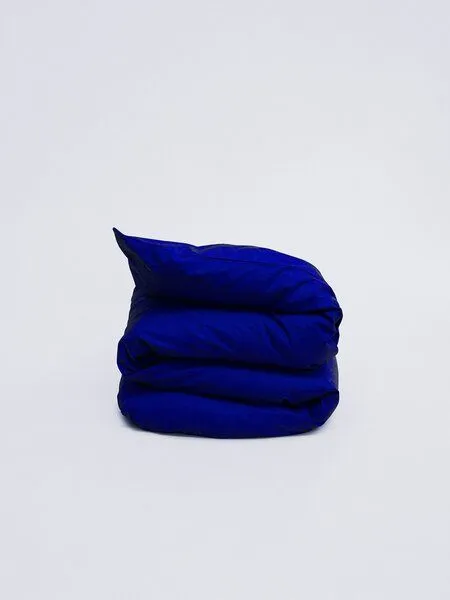 erlich textil erlich textil Finn Bettdeckenbezug aus Bio-Baumwolle, made in Europe, Knallblau, – Produktbild 2 von 7