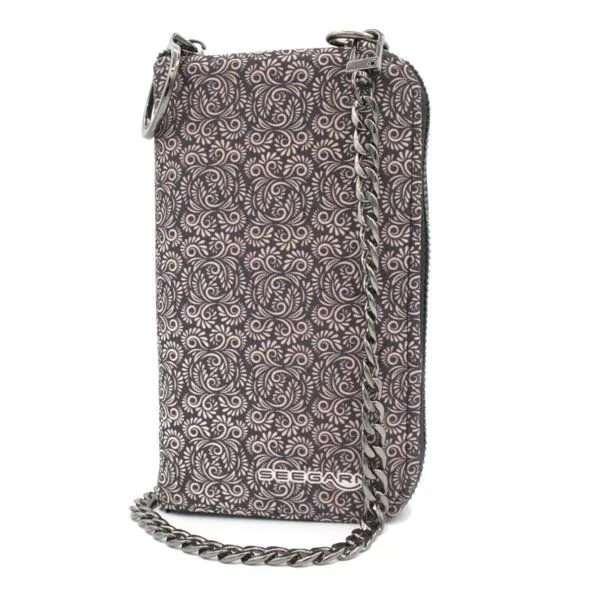 Seegarn Seegarn-Täschle / 2in1 Handy-Tasche und Geldbeutel (MB26), K2 - kette schwarz, – Produktbild 1 von 5