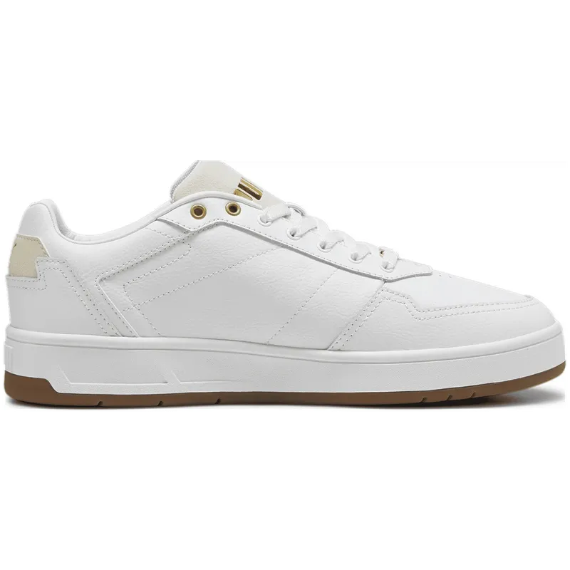 Puma Puma Court Classic Lux Unisex Sneaker Low, Weiß, – Produktbild 1 von 5