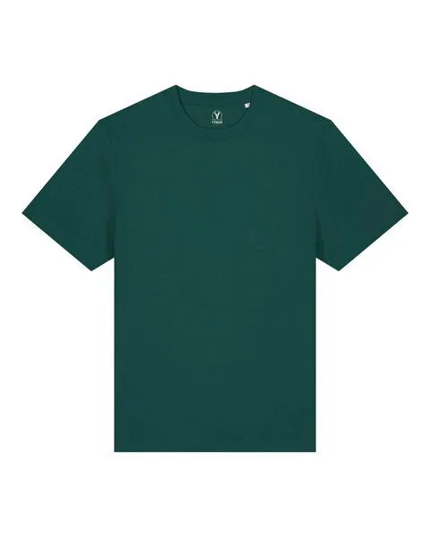 YTWOO YTWOO Nachhaltiges schweres Unisex T-Shirt, Dunkelgrün, – Produktbild 1 von 4