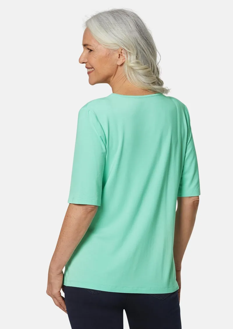 Goldner Rundhalsshirt - mint von Goldner Fashion, Türkis, – Produktbild 3 von 3