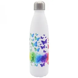 Dora's Dora's Dora’s Edelstahl-Thermoflasche "Schmetterling" (500ml) – Doppelwandig & Isoliert – Produktbild 1 von 1