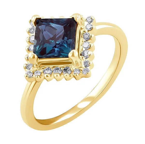 Eppi Eppi Ring mit Alexandrit und Lab Grown Diamanten Guerra, Gelb, – Produktbild 2 von 4