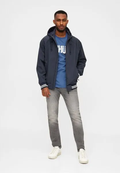derbe derbe Softshelljacke „Helgoby“, Navy/navy, – Produktbild 3 von 4