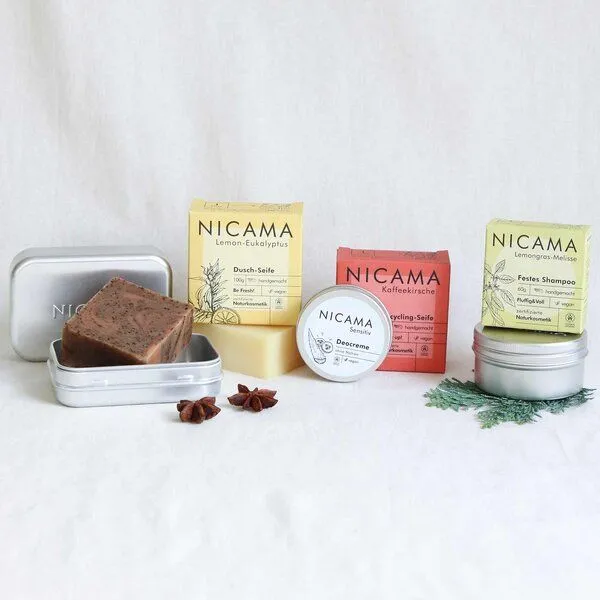 NICAMA NICAMA Plastikfreies XMAS-Naturkosmetik-Set "Frische Bescherung" – Produktbild 1 von 3