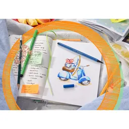Stabilo STABILO Filzstift "Pen 68", ISCC Plus 96%, smaragdgrün – Produktbild 1 von 1
