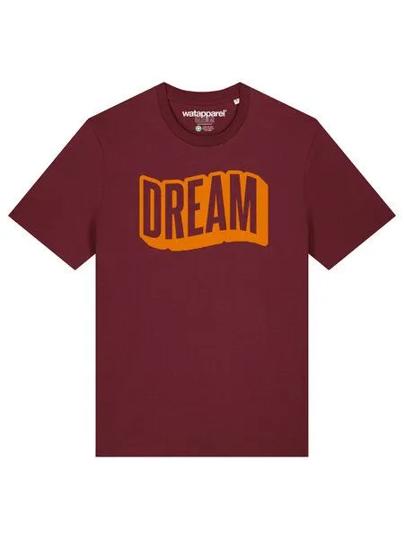 watapparel watapparel T-Shirt Unisex Dream, Burgundy, – Produktbild 2 von 3