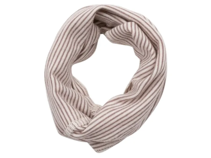 Lilano Lilano Kinder Schlauchschal Wolle Seide mauve-natur geringelt (2-3 Jahre), Rosa, – Produktbild 2 von 2