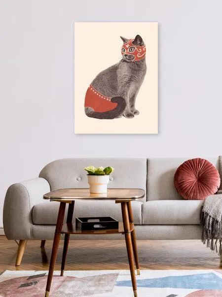 Photocircle Photocircle Poster / Leinwandbild - Chat Catcheur – Produktbild 2 von 4