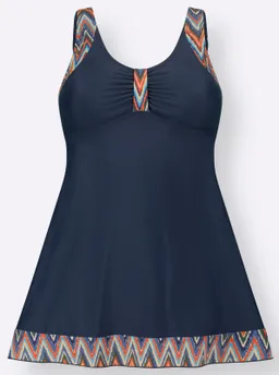 feel good Tankini-Oberteil marine-bunt-bedruckt – Produktbild 1 von 1