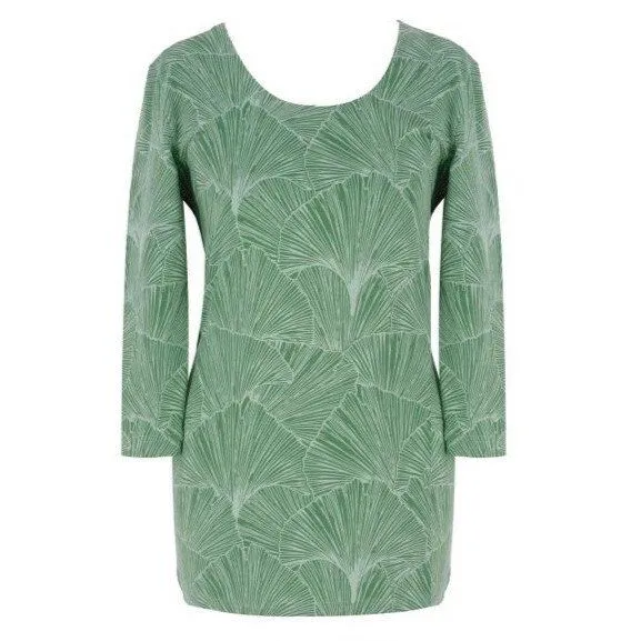 CON_STANT CON_STANT Basicshirt 3/4-Arm 95% Baumwolle (kbA), Gingko apple, – Produktbild 2 von 3