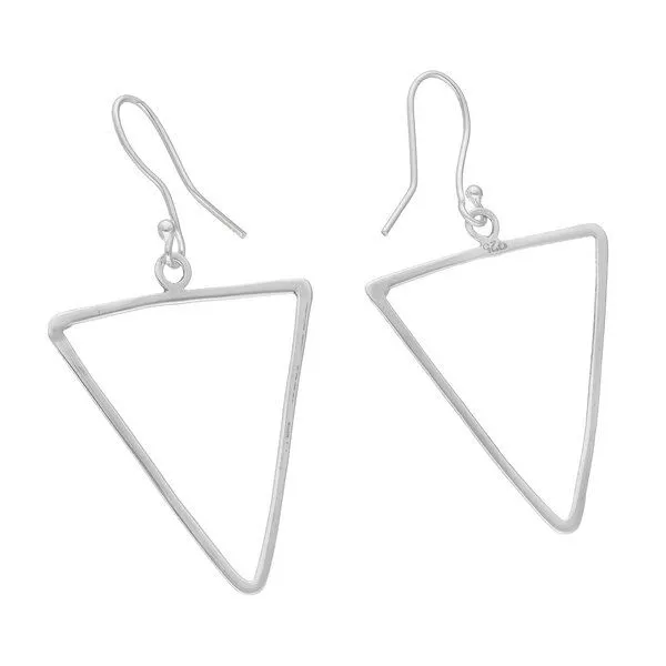 pakilia pakilia Silber Ohrringe Dreieck Fair-Trade und handmade – Produktbild 3 von 4