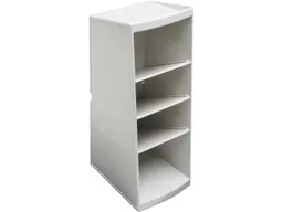 Exacompta Exacompta Ordnungshelfer "Multitower AutentiK" 4 Fächer, 230 x 80 x 110 mm, weiß – Produktbild 1 von 1