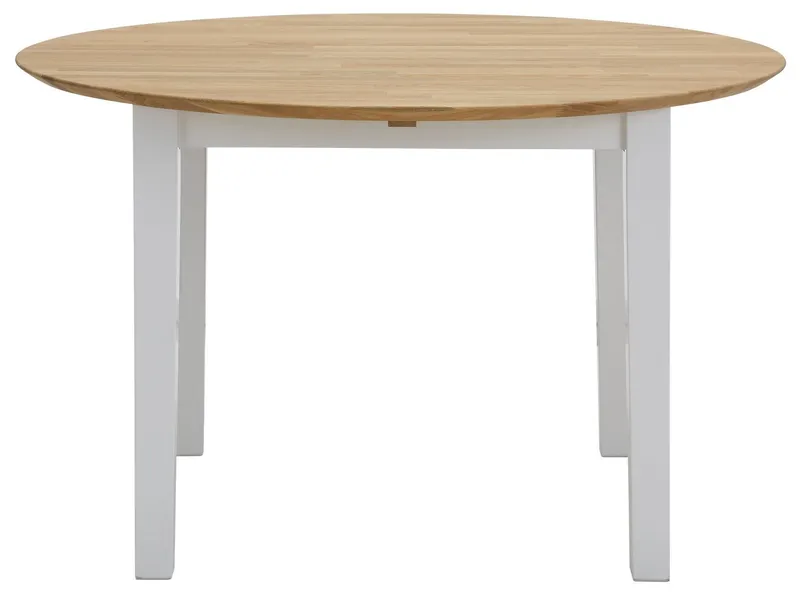 Home affaire Esstisch Time Massivholz FSC Holztisch, Durchmesser 120 cm, mit Auszugsfunktion, Küchentisch, Bestseller, Braun, – Produktbild 4 von 5