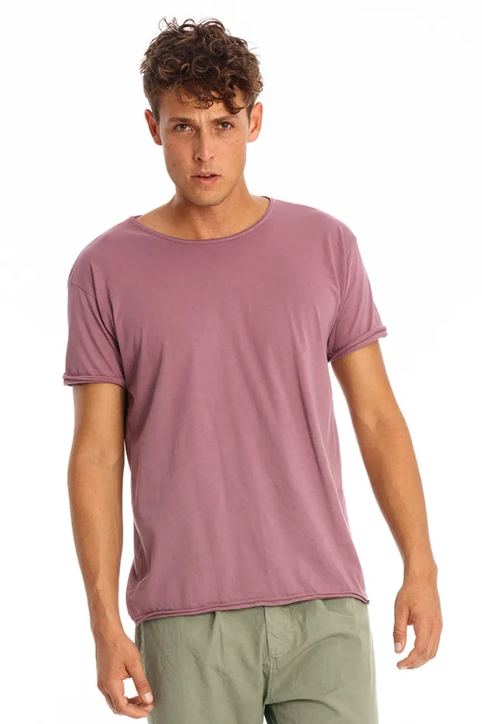 RAVENS VIEW IBIZA RAVENS VIEW IBIZA Herren vegan T-Shirt Rundhalsausschnitt Wild Malva Violet, Violett, – Produktbild 1 von 1