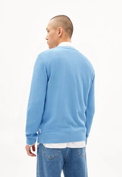 ARMEDANGELS ARMEDANGELS GRAANOS - Herren Pullover Regular Fit aus Bio-Baumwolle, Iceberg blue, – Produktbild 2 von 4