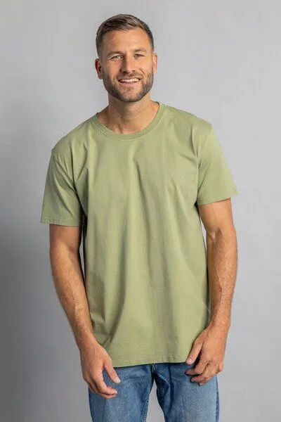 DIRTS dirts Premium Blank T-Shirt STANDARD, Sage green, – Produktbild 4 von 4