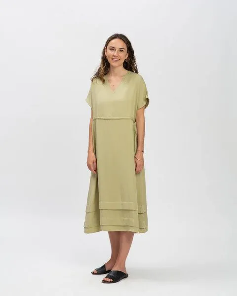 MATONA Matona Luftiges Kleid aus Lyocell für Frauen / Tencel Dress, Slate green, – Produktbild 1 von 2