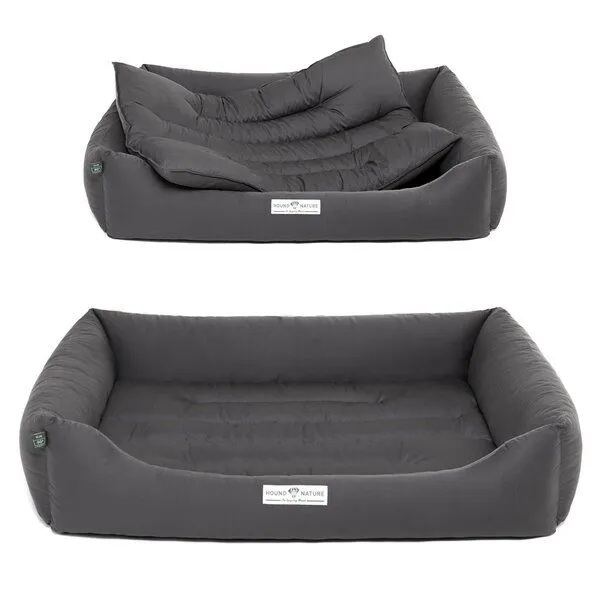 HOUND & NATURE HOUND & NATURE Öko Hundebett LUZERN, Grau, – Produktbild 3 von 4