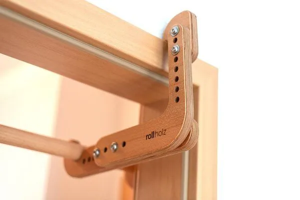 rollholz rollholz Klimmzugstange aus Holz für jeden Türrahmen – Produktbild 6 von 7