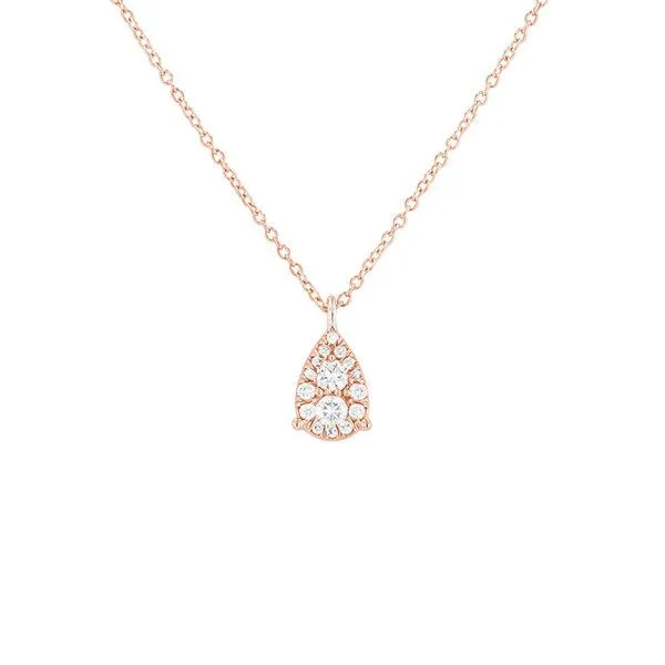 Eppi Eppi Anhänger in Form eines Diamantentropfens Birdie, Rosa, – Produktbild 1 von 1