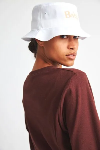 Baìge the Label Baìge the Label Bucket Hat, Weiss, – Produktbild 2 von 4