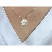 renna deluxe renna deluxe Mond Kette Silber – beidseitiges Motiv – Produktbild 1 von 1