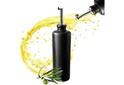 mikken mikken Schwarze Keramikflasche 500 ml – Ölflasche mit Edelstahl-Ausgießer – Produktbild 1 von 1