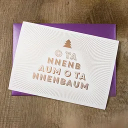 Bow & Hummingbird Bow & Hummingbird Grußkarte O Tannenbaum – Produktbild 1 von 1