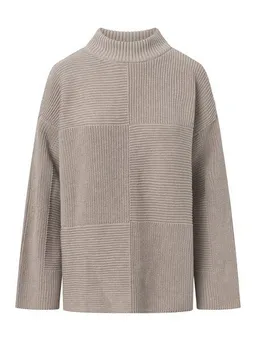 KnowledgeCotton Apparel KnowledgeCotton Apparel Pullover Cotton Loose Fit Crew Neck Knit – Produktbild 1 von 1