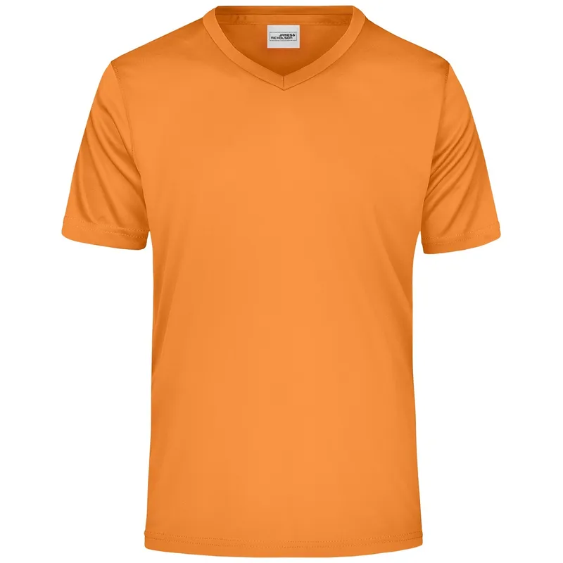 James & Nicholson James & Nicholson Herren T-Shirt Active-V JN736 Gr. M orange – Produktbild 1 von 1