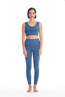 RAVENS VIEW IBIZA RAVENS VIEW IBIZA Damen vegan Legging Yoga Plus Indigoblau – Produktbild 1 von 1