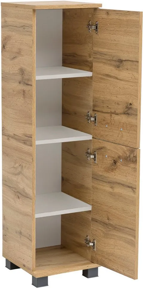 Schildmeyer Midischrank Nora, Midischrank, Made in Germany, B: 30 cm Solide Verarbeitung - Dieses Produkt ist in Deutschland gefertigt, Beige, – Produktbild 5 von 5