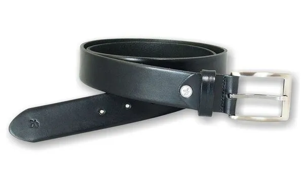Greenbelts Greenbelts Herren Ledergürtel FINLEY, Schwarz, – Produktbild 3 von 3