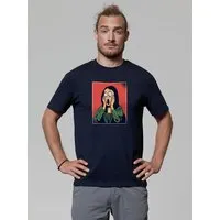 watapparel watapparel T-Shirt Unisex Mona Lisa Scream, French navy, – Produktbild 1 von 1