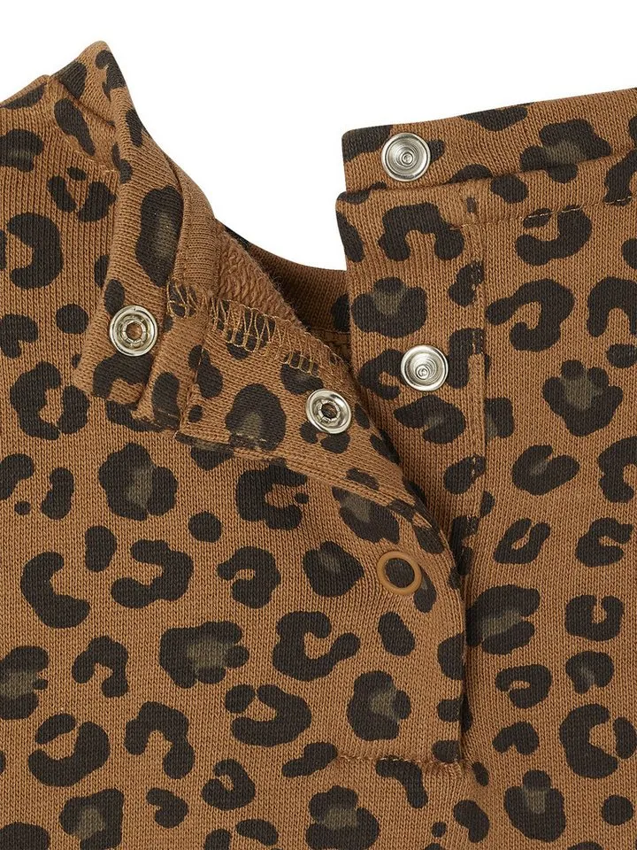 Envie De Fraise Envie De Fraise Sweatshirt Baby Sweatshirt Mama-Tochter-Capsule LEOPARD Mini-Me, Partnerlook, Beige, – Produktbild 4 von 4