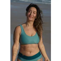 Inaska Inaska Damen vegan Bikinioberteil Reversible Pure Ice Blue/ Petrol – Produktbild 1 von 1
