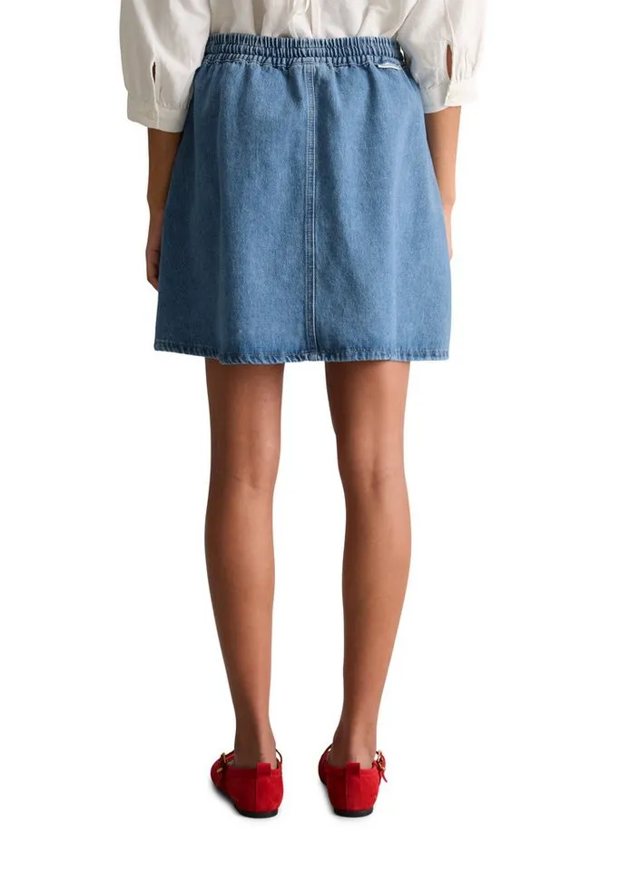 Marc O'Polo DENIM Jeansrock aus reinem Organic Cotton, Blau, – Produktbild 3 von 5
