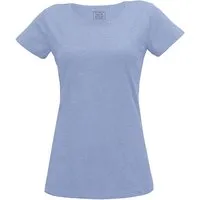 MELA MELA Bio-Damen-T-Shirt blau melange, Gr. XL – Produktbild 1 von 1