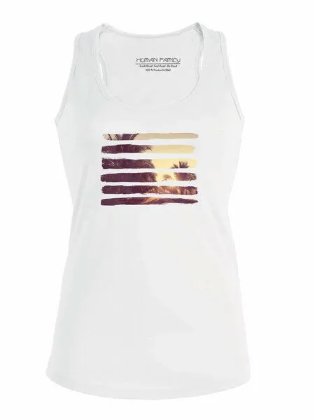 Human Family Human Family Racerback Tanktop - Shine "Nature Stripes" – Produktbild 1 von 1