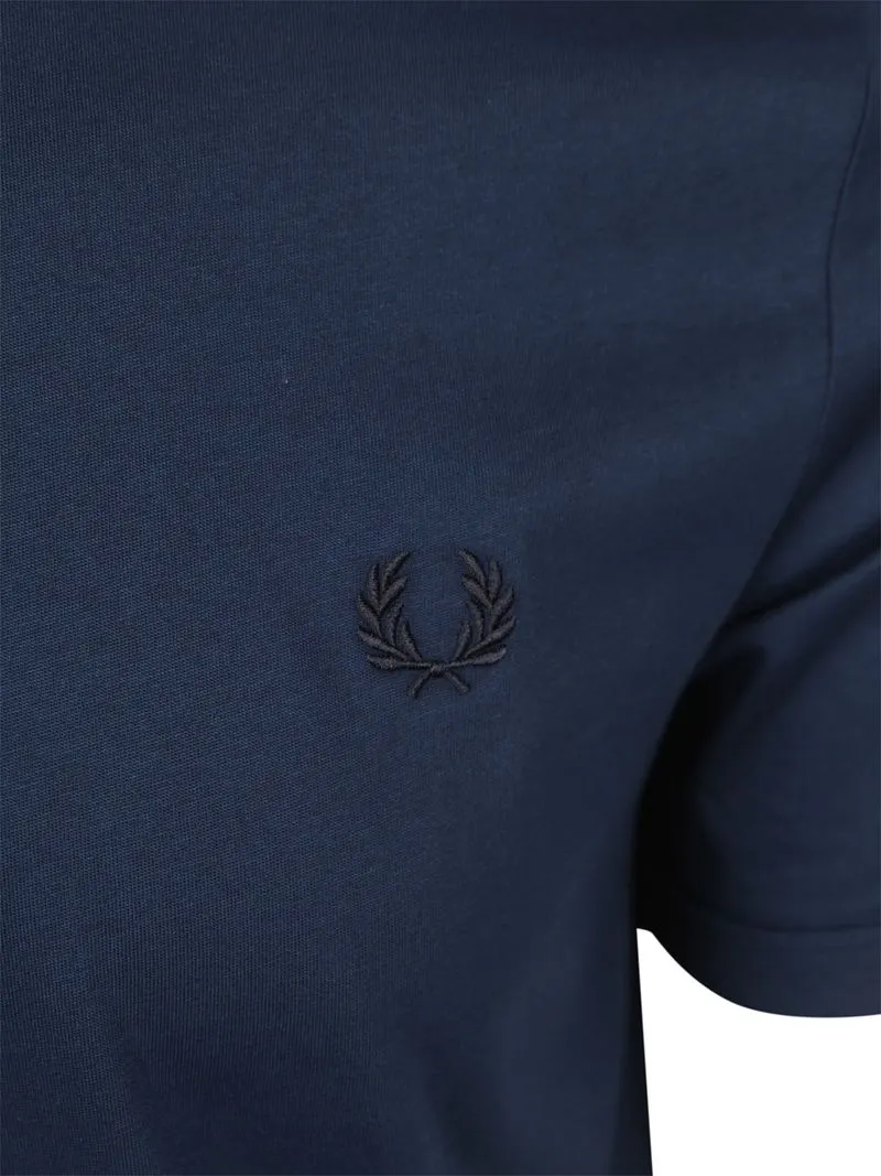 Fred Perry Fred Perry T-Shirt Ringer Tennis Blue - Größe XXL, Blau, – Produktbild 5 von 5