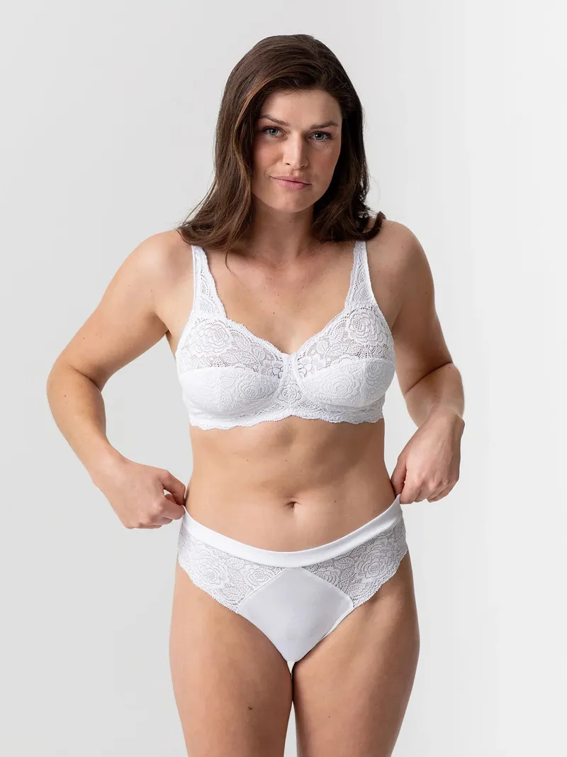 erlich textil erlich textil Paula für Frauen aus Polyamid in weiß, Weiß, – Produktbild 1 von 2