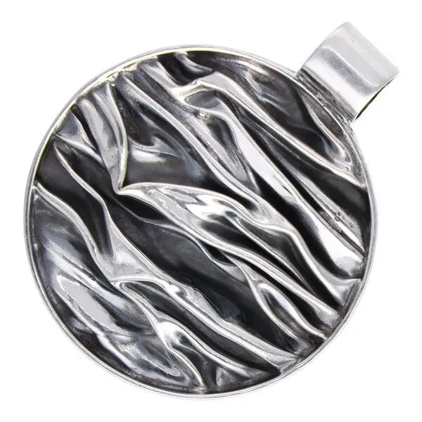 pakilia pakilia Silber Kette Wellen-Rund Fair-Trade und handmade – Produktbild 2 von 4