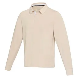 Elevate NXT Clyde Rugby Polo Sweatshirt Unisex, Oatmeal, M, Beige, – Produktbild 1 von 1
