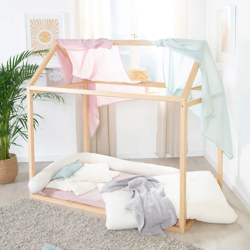 roba Roba Nachhaltige Hauslounge, Hausbett 'Montessori' Bambus – Produktbild 3 von 3