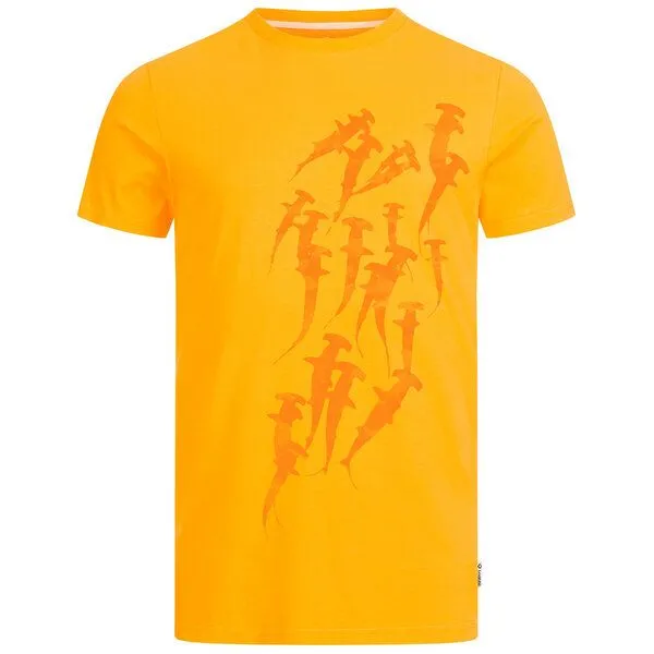 Lexi&Bö Lexi&Bö Hammerhead Swarm Herren T-Shirt, Zinnia (gelb), – Produktbild 1 von 1