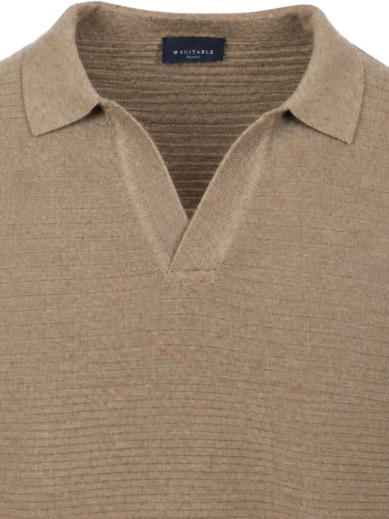 Suitable Suitable Pullover Riva Needle Beige - Größe M, Beige, – Produktbild 2 von 4
